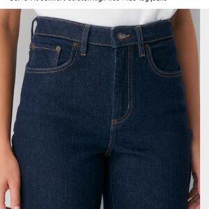 Aritzia Denim Forum High Waist Dark Jeans 28
